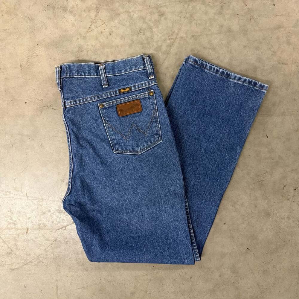 Wrangler Cowboy Cut Western Blue Jeans